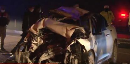 Malatya 3 gencin öldüğü trafik kazası