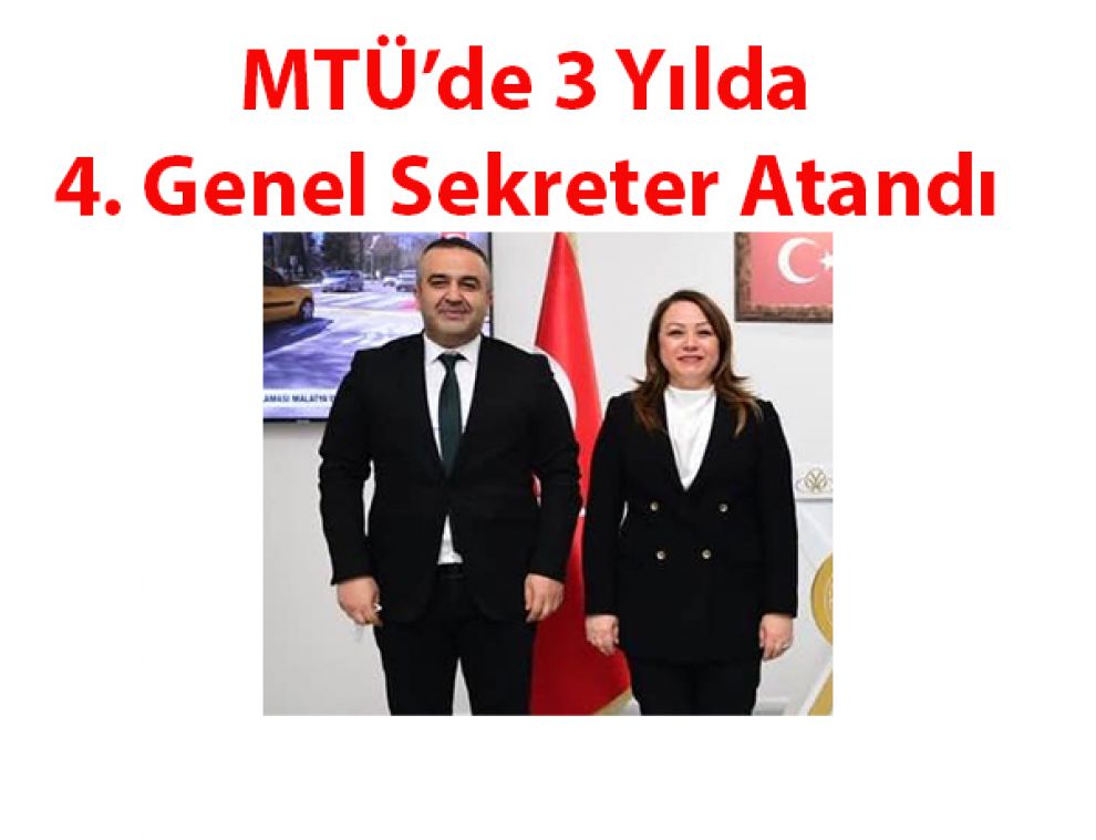 MTÜ’de Genel Sekreter Değişti!..