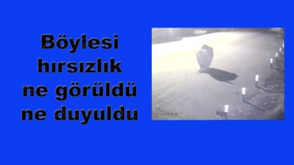 Böylesi hırsızlık ne görüldü ne duyuldu