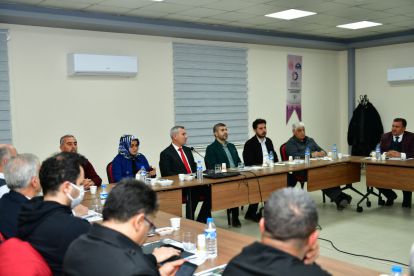 Çınar, parti teşkilatıyla istişare yaptı