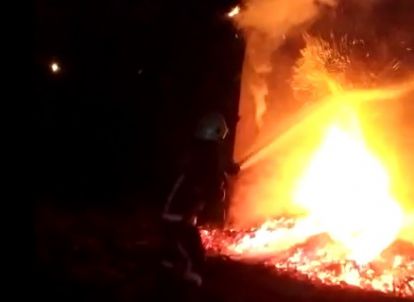 Malatya'da korkutan yangın