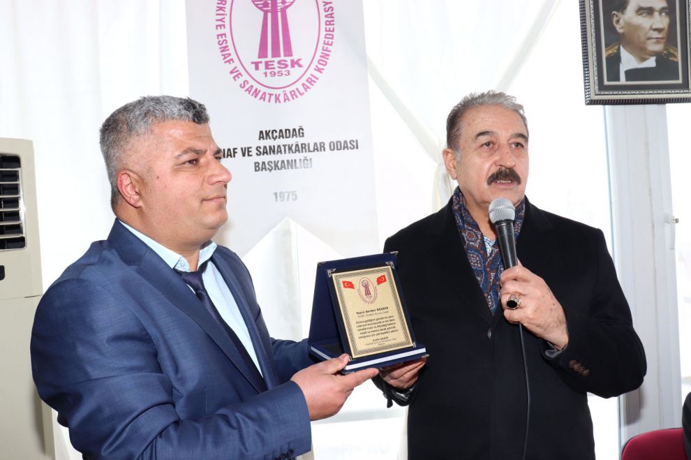 Akçadağ ESO’da Şahin güven tazeledi