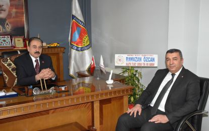 Borsa Başkanı Özcan'dan Keskin'e ziyaret