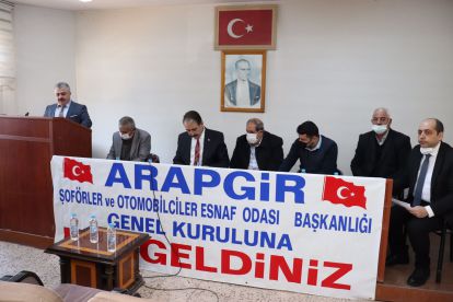 Arapgir Şoförler Odasında Özan güven tazeledi