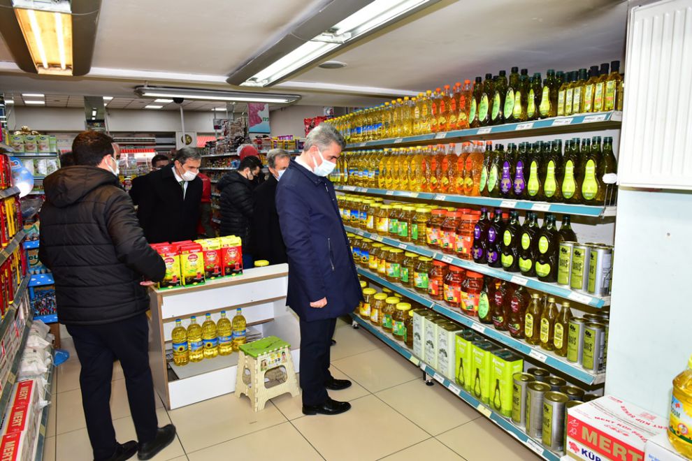 Vali Baruş, Zincir ve Yerel Marketleri Denetleri