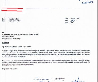 MTÜ'de ihale skandalının faizi personelden istendi…Neredesin YÖK?..