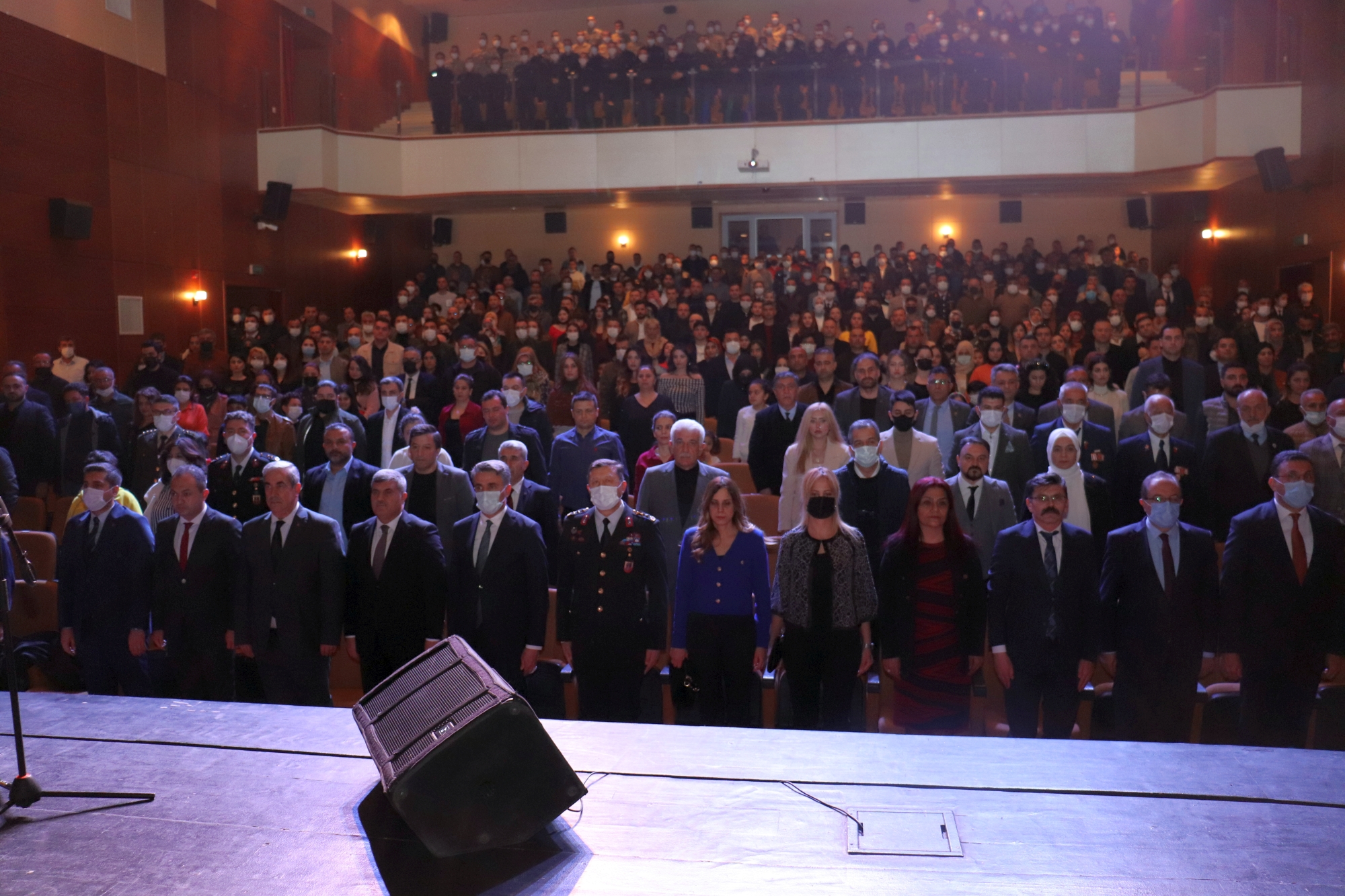 Malatya İl Jandarma Komutanlığı bünyesinde görev yapan jandarma personelinden oluşturulan Jandarma Korusu ilk konserini verdi.