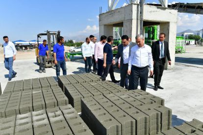 Yeşilyurt Belediyesi Kilit Parke Taşı Üretim Tesisi Açıldı