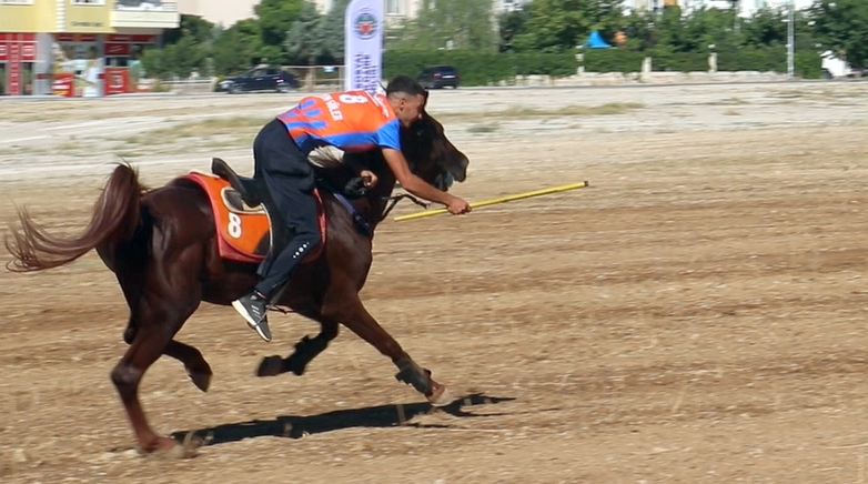 Kültür ve Turizm Bakanlığı, Malatya Valiliği ve Malatya Büyükşehir Belediyesi tarafından organize edilen ve bu yıl 25. Malatya Uluslararası Kültür Sanat Etkinlikleri ve Kayısı Festivali kapsamında düzenlenen Atlı cirit gösterisi ilgiyle izlendi.