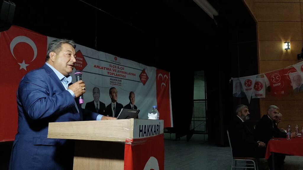 Milliyetçi Hareket Partisi (MHP) Malatya Milletvekili Mehmet Fendoğlu, Adım Adım 2023, İlçe İlçe Anlatma ve Aydınlatma programı kapsamında Hakkari’de düzenlenen program ve etkinliklere katıldı. Toplantılarda Hakkarililerin MHP’ye karşı olan ilgisinin arttığı görüldü.