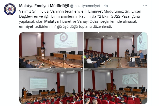 Emniyette “TSO seçimi” masaya yatırıldı