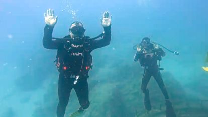 Malatya itfaiyesi denizde!..