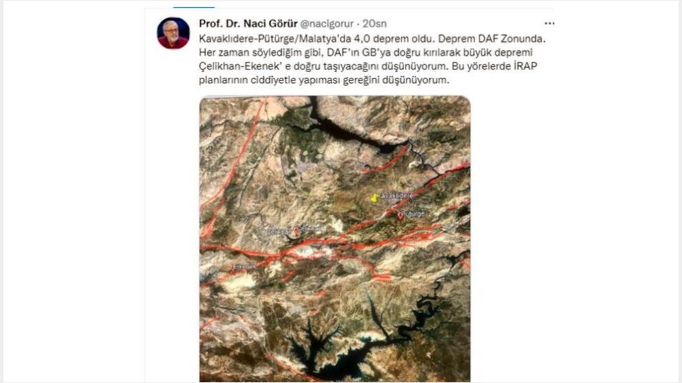 Deprem uzmanından Malatya için önemli uyarı; “Büyük deprem…”