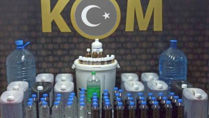 Kaçak alkole el konuldu 