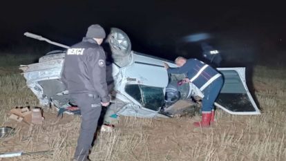 Kazada ağır yaralanan sürücü kurtarılamadı; 1 ölü, 2 yaralı 