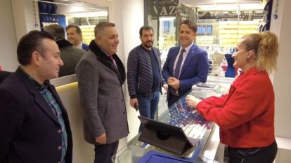 Sadıkoğlu'ndan Kuyumcu Esnafına ziyaret 
