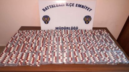 Şüphe üzerine arama yapıldı, 2 bin 600 uyuşturucu hap çıktı 