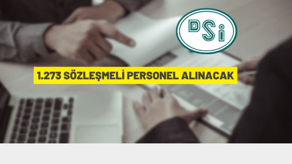 1.273 sözleşmeli personel alınacak