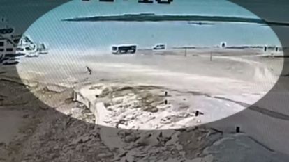 Halk otobüsünün baraj gölüne düşme anı kamerada 