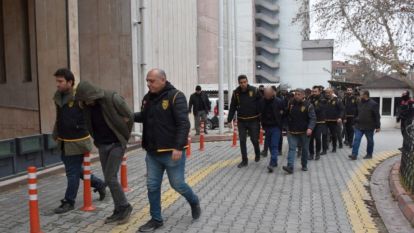 İnşaat şirketinin hırsızlık şebekesine 10 tutuklama 