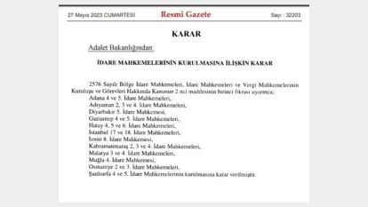 Hasar Tespit itirazları yoğunluğu için 2 yeni mahkeme kuruldu 