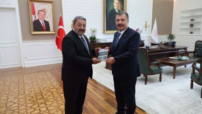 Fendoğlu, sağlıktaki sorun ve talepleri Bakan Koca'ya aktardı 