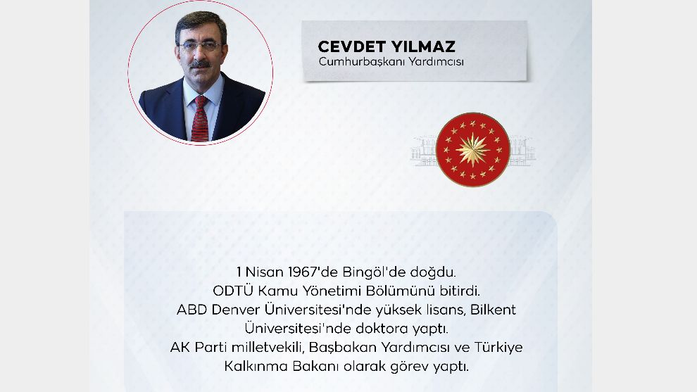 Cumhurbaşkanı Yardımcısı Cevdet Yılmaz