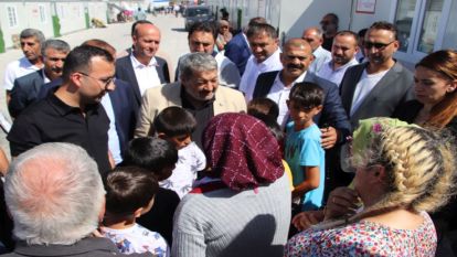 MHP Deprem Bölgesi İnceleme Heyeti Malatya'da 
