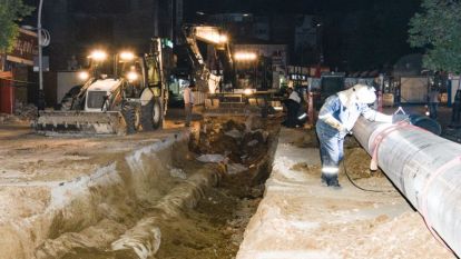 MASKİ çarşıdaki alt yapıyı yeniliyor 