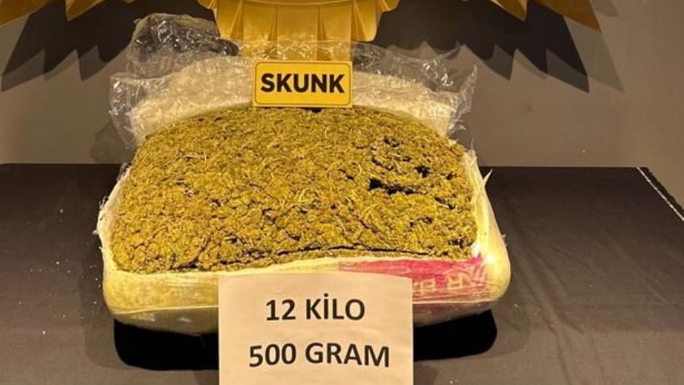 Malatya'da Yolcu Valizinde 12.5  Kilo Esrar Çıktı