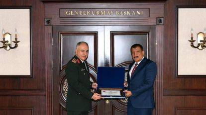 Genelkurmay Başkanı Gürak'a, Malatya Fahri Hemşehrilik Beratı takdim edildi 