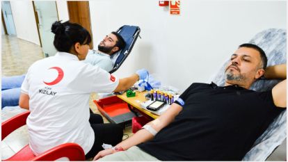 MASKİ Personelinden Kızılay'a kan bağışı 