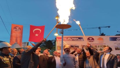 Arapgir Doğalgaza Kavuştu 