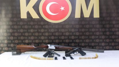 Malatya'da silah kaçakçılığı operasyonu, 4 gözaltı 