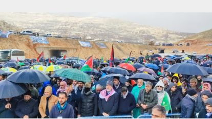 Kürecik'te Filistin Eylemi