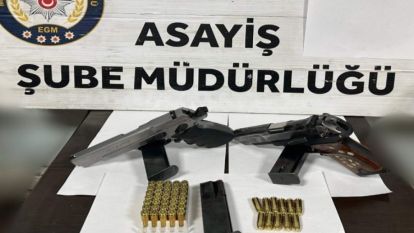 Silahlı kavgada 1 kişi yaralandı, polis olayda 2 tabanca aldı