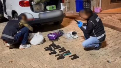 Tabanca ve uyuşturucu şebekesi operasyonunda 6 kişi tutuklandı 