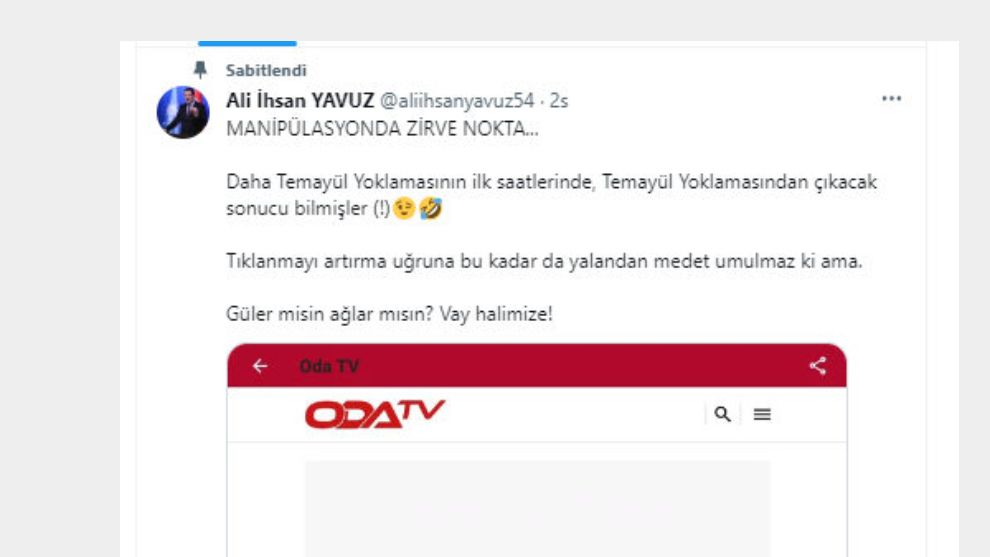 Çalık'ı ilk sırada gösteren habere AK Parti'den “Vay halimize!” ve “Manipülasyon” açıklaması