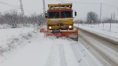 Malatya'da kar yağışı etkili oldu 