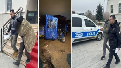 Polis olayı geniş çaplı soruşturunca hırsız bu kez kurtulamadı 