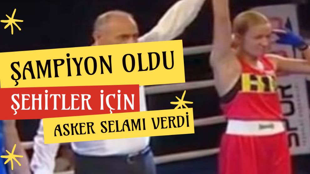 Şampiyon Oldu, Şehitler İçin Asker Selamı Verdi