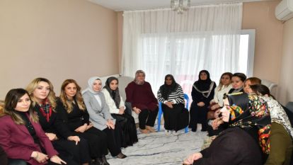 İl Protokolünün Eşlerinden Şehit Ailelerine Ziyaret 