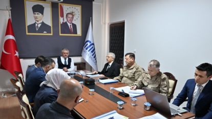 Seçim güvenliği toplantısı yapıldı 