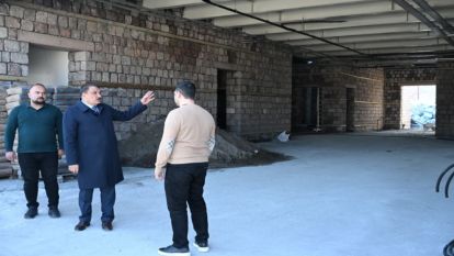 Arslantepe Höyüğü Tanıtım ve Karşılama Merkezi  İnşaatı Sürüyor 