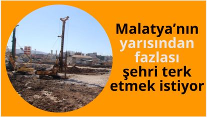 Malatya'nın yarısından fazlası şehri terk etmek istiyor