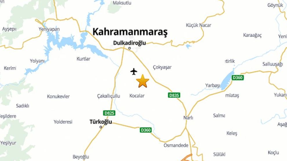 Kahramanmaraş'ta deprem