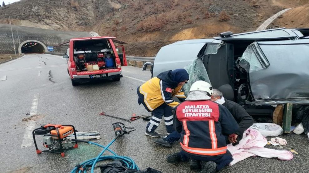 Malatya'da 3 trafik kazasında 1 Ölü, 6 Yaralı