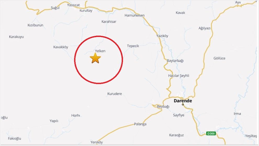 Sivas'ta deprem