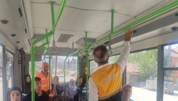 Malatya'da Toplu Taşıma Araçlarına Klima Kontrolü 