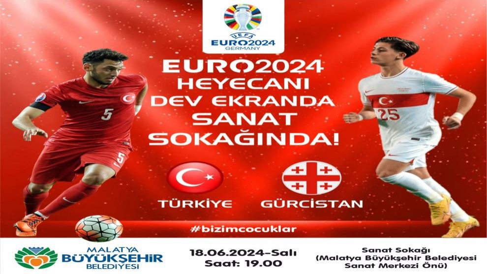 Malatya Büyükşehir'den EURO 2024 Hizmeti